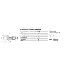 Wtyczka przenośna 16A UNI 230V NAUTILUS 20051-b