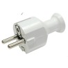 Wtyczka prosta WT-40 biała W-10120 PLAST-ROL