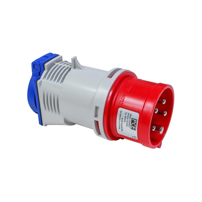 Wtyczka adapter 16A 5P 400V 16A/230 PCE