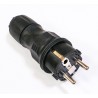 Wtyczka EXTREM 16A IP54 czarna WT-54 w-97446