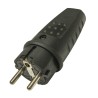 Wtyczka gumowa z/u 16A 250V IP44 Polmark