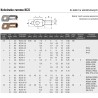 Końcówka oczkowa rurowa KCS CU 16mm M8 50szt ERKO