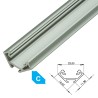 Profil aluminiowy LUMINES typ C Anoda 1m