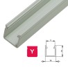 Profil aluminiowy LUMINES typ Y Anoda 1m