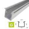 Profil aluminiowy LUMINES typ G Surowy 1m