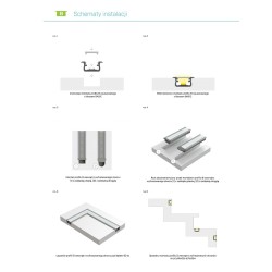 Profil aluminiowy LUMINES typ B Czarny 3m