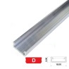 Profil aluminiowy LUMINES typ D surowy 1m