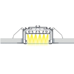 Profil aluminiowy LUMINES typ inLargo anoda 1m