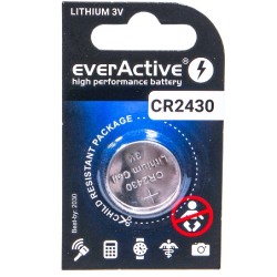 5x Bateria CR 2430 everActive Litium 3V