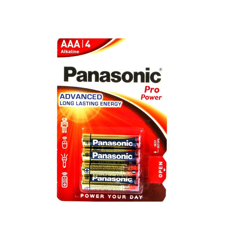 Bateria LR03 AAA  Panasonic PRO Power Alkaline 4BL