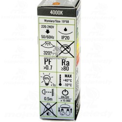 Żarówka LED 10W G9 950lm WW 3000K EC20751