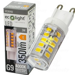 Żarówka LED 3W G9 350lm NW...