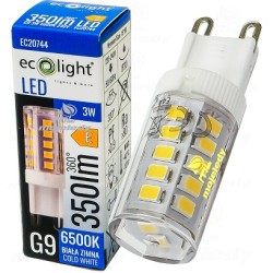 Żarówka LED 3W G9 350lm CW...