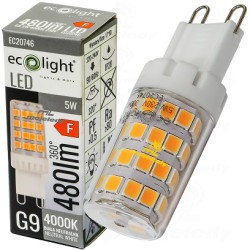 Żarówka LED 5W G9 480lm NW...