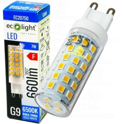 Żarówka LED 7W G9 660lm CW...