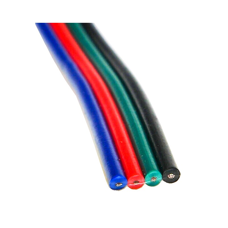 Przewód od taśm led RGB 4 żyłowy 0,22mm