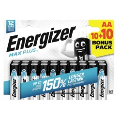 20x bateria alkaliczna AA LR6 Energizer MAX Plus