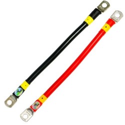 Przewód akumulatorowy czarny i czerwony LGY 35mm² z końcówkami M8 | Mojeledy