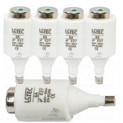 Wkładka bezpiecznikowa szybka gF 500V AC | Lc-tec BiWts | 5 sztuk