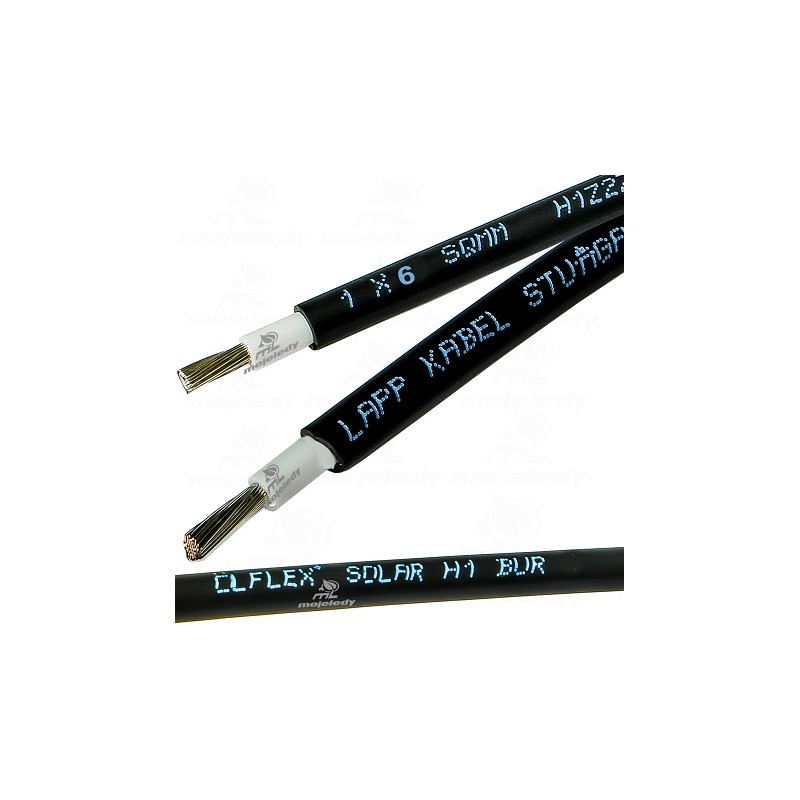 Kabel fotowoltaniczny OLFLEX H1 BUR 1x6 czarny