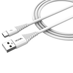 Kabel USB USB typ C 1m biały VA0056 Vayox