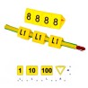 Oznacznik przewodów OZ-2 L3 żółty 100szt
