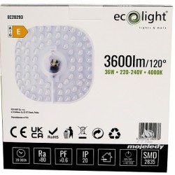 Wkład LED 36W 4000K 3600lm z magnesem EC20293