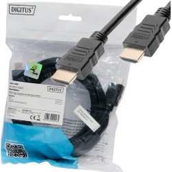 Kabel HDMI-HDMI 2.0 z Eth ASSMANN czarny 3m