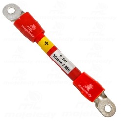 10cm kabel czerwony do akumulatora 35mm M6