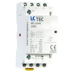 Stycznik modułowy 25A 4p LCTEC