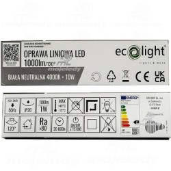 Lampa LED slim 30cm 9W 4000K 230V EC79669