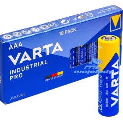 10x Baterie AAA  LR03 Varta Industrial PRO 4003