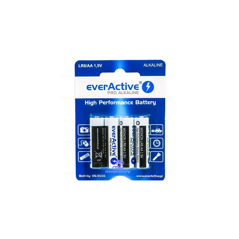 Bateria LR06 AA  everActive Pro 4BL
