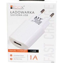 Ładowarka sieciowa USB 1A LIBOX LB0088