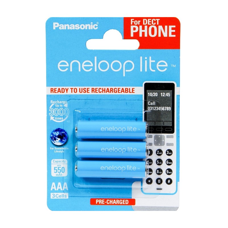 AKUMULATOR LR03 Panasonic Eneloop 550mAh 3BL