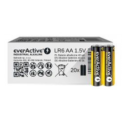 40xbaterie alkaliczne everActive Industrial LR6 AA