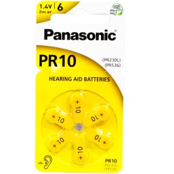 Bateria słuchowa Panasonic 10