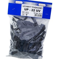 Uchwyt paskowy czarny UV UP-22 12.11 100szt