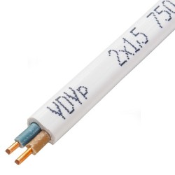 Przewód YDYp 2x1,5mm 450/750V Eltrim 25m