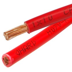 Przewód instalacyjny Lgy linka 10mm czerwony