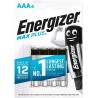 Bateria LR03 Energizer MAX Plus 4BL