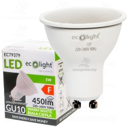 Żarówka LED 5W GU10 3000K EC79379 450Lm