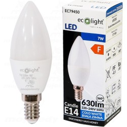 Żarówka LED 7W E14 6500K 630Lm EC79450