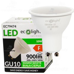 Żarówka LED 10W GU10 3000K EC79474  900Lm