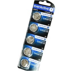 Bateria CR 2016 everAktive Litium 3V 5BL