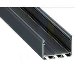 Profil aluminiowy LUMINES typ ILEDO Czarny 2m