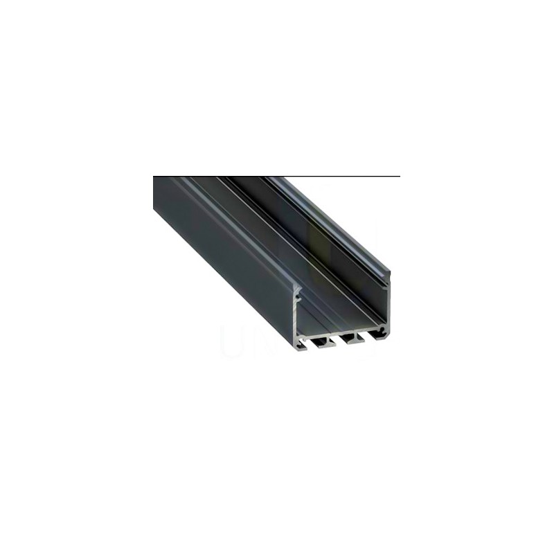 Profil aluminiowy LUMINES typ ILEDO Czarny 2m
