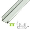 Profil aluminiowy LUMINES typ B anoda 1m