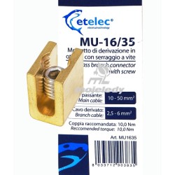 Złączka mosiężna MU 16/35 10-50mm 2,5-6mm