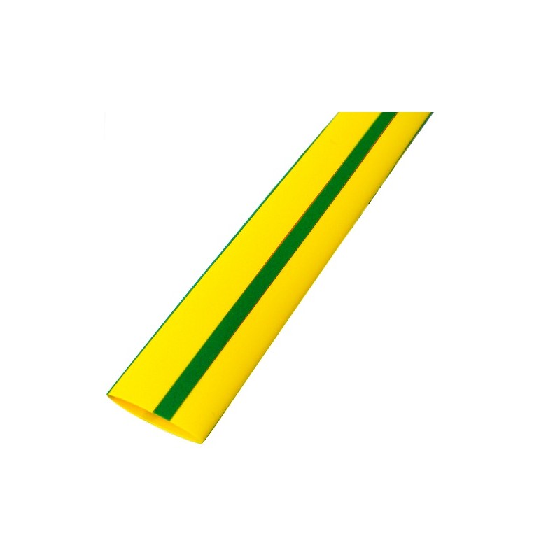 Koszulka termokurczliwa RTS 38/19 1m żółto zielona